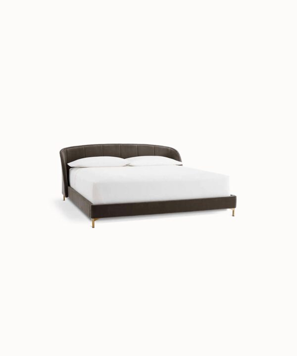 Transitional Cement Look Shelf Ready Sleep Frame