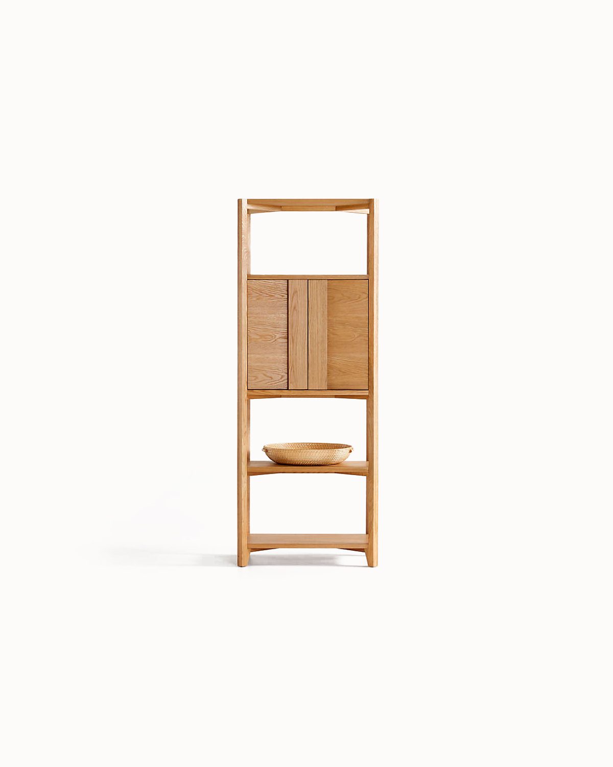 Warm Tone Metal Detail Compact Footprint Spirits Console