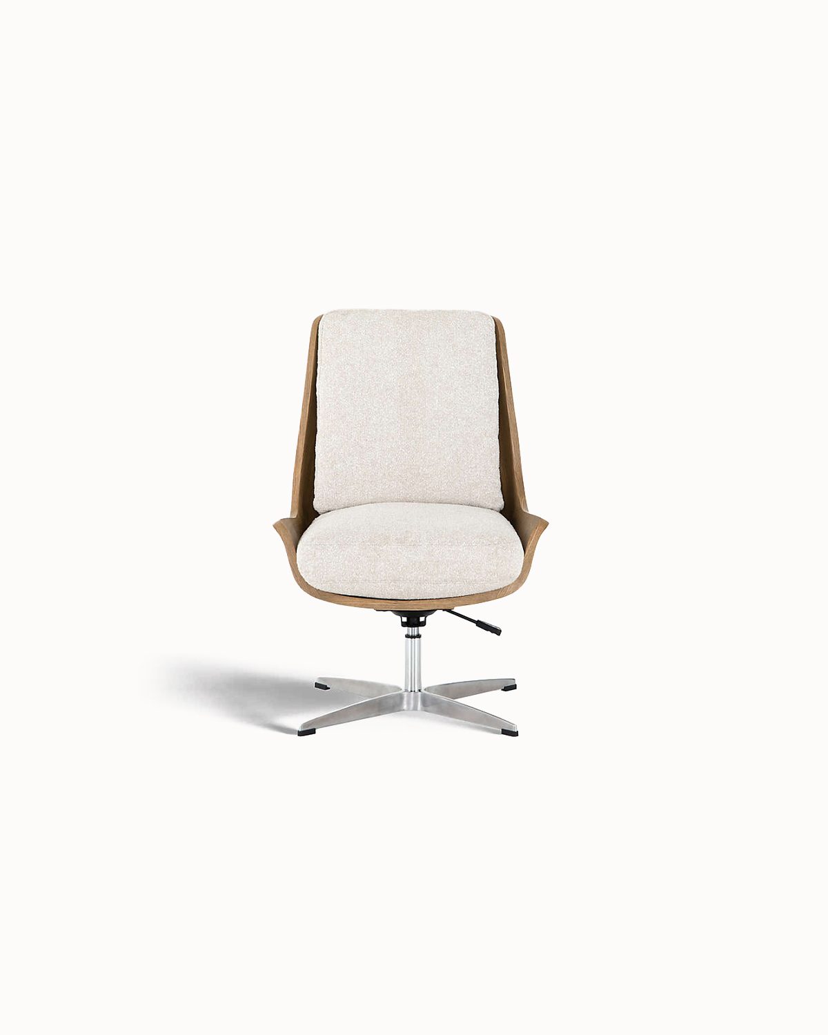 Warm Tone Glass Front Compact Footprint Seat