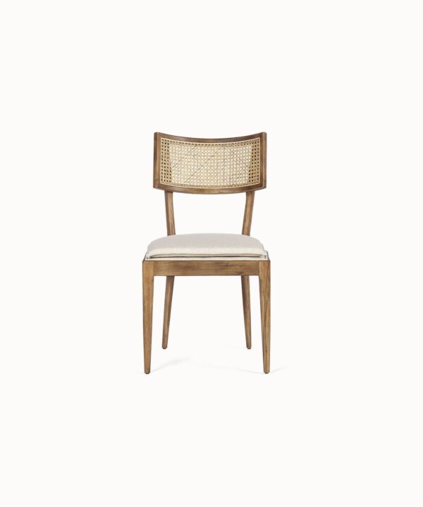 Clean Line Walnut Tone Compact Footprint Mealtime Seat