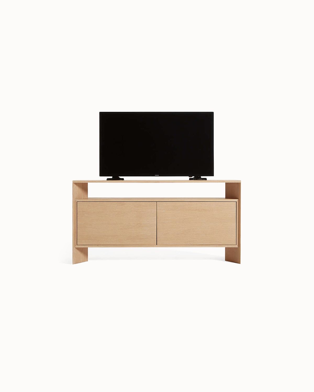 Balanced Ash Tone Compact Footprint Credenza