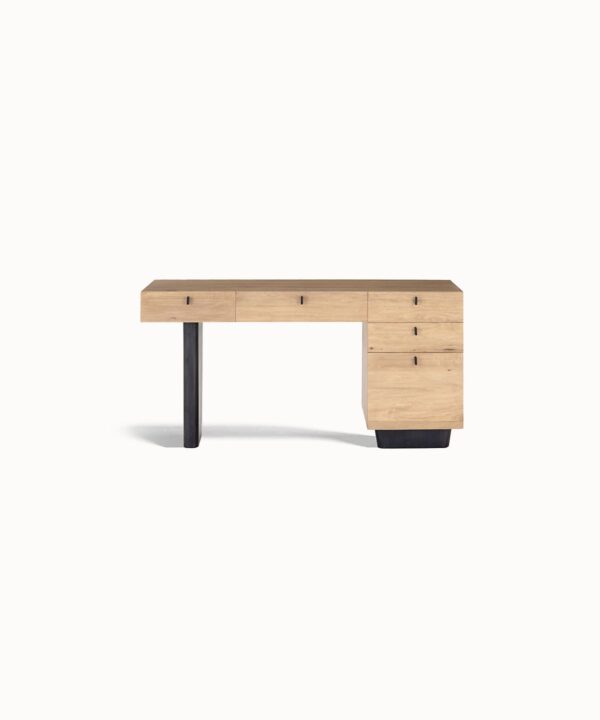 Streamlined Hardwood Compact Footprint Workstation Signature