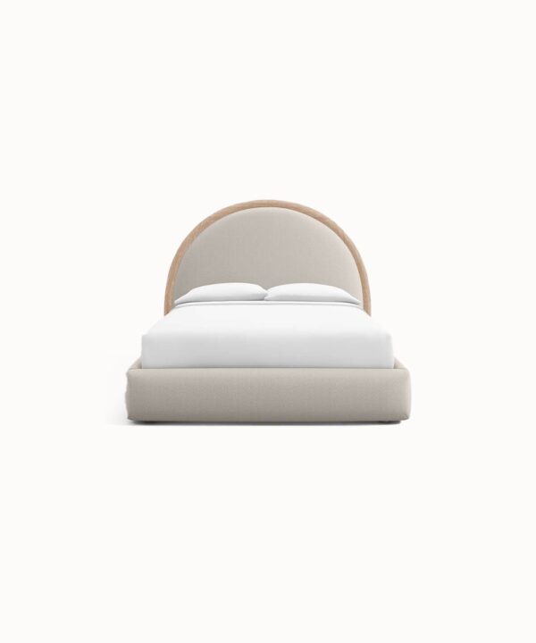 Sculpted Natural Fiber Everyday Use Sleep Frame