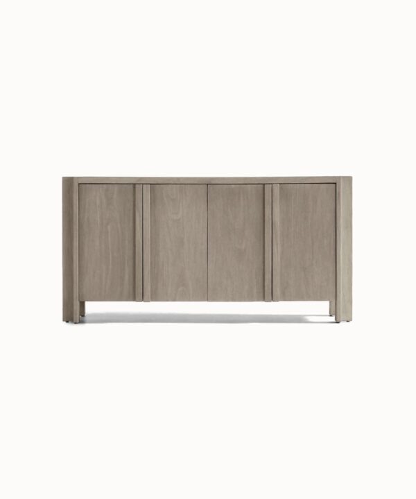 Streamlined Hardwood Compact Footprint Credenza Signature
